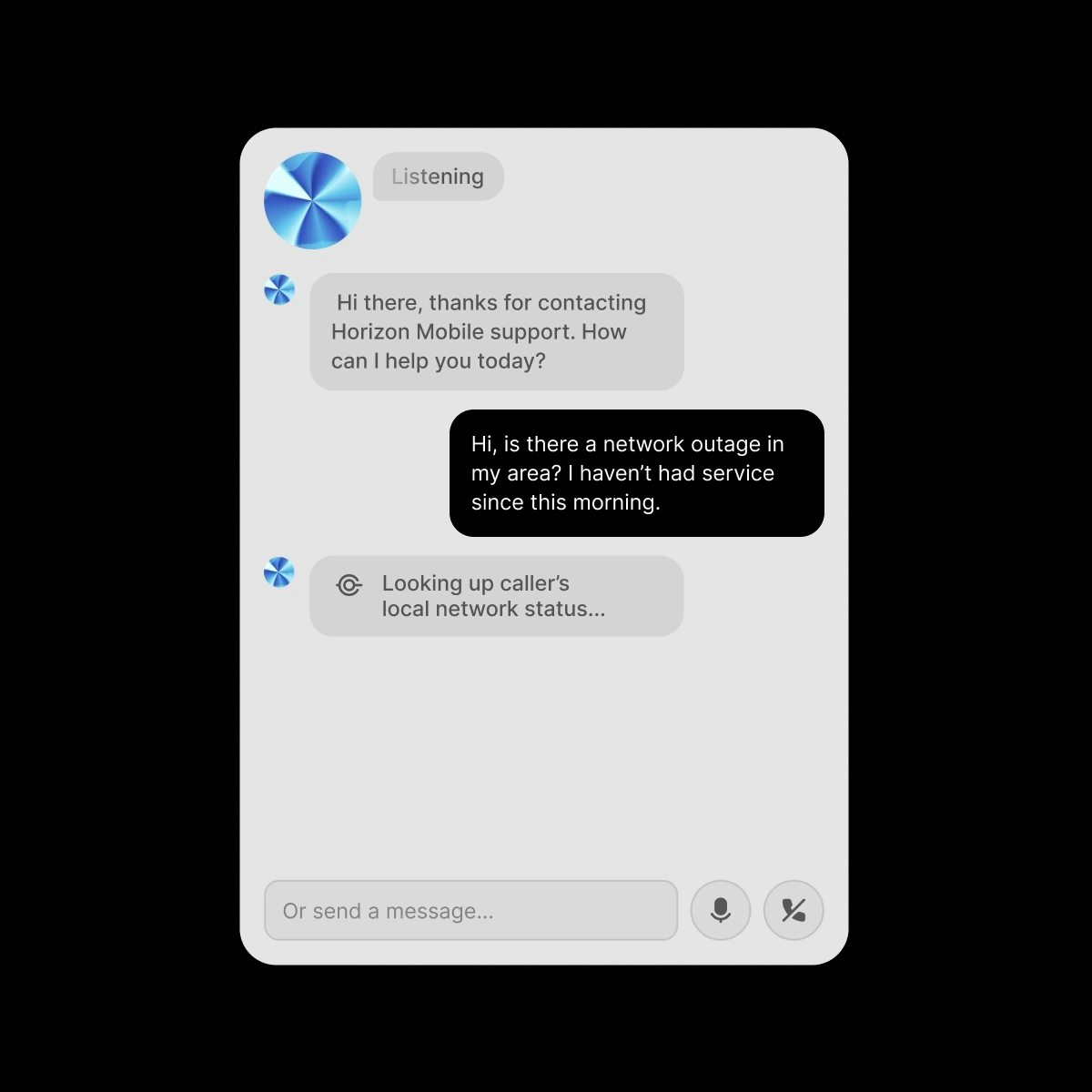 support conversation