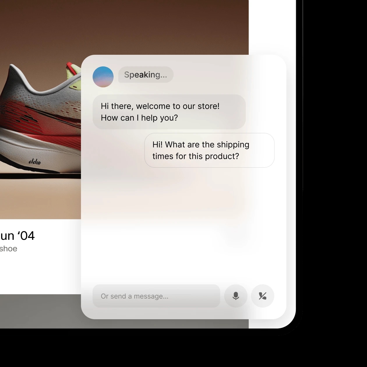Ecommerce chat