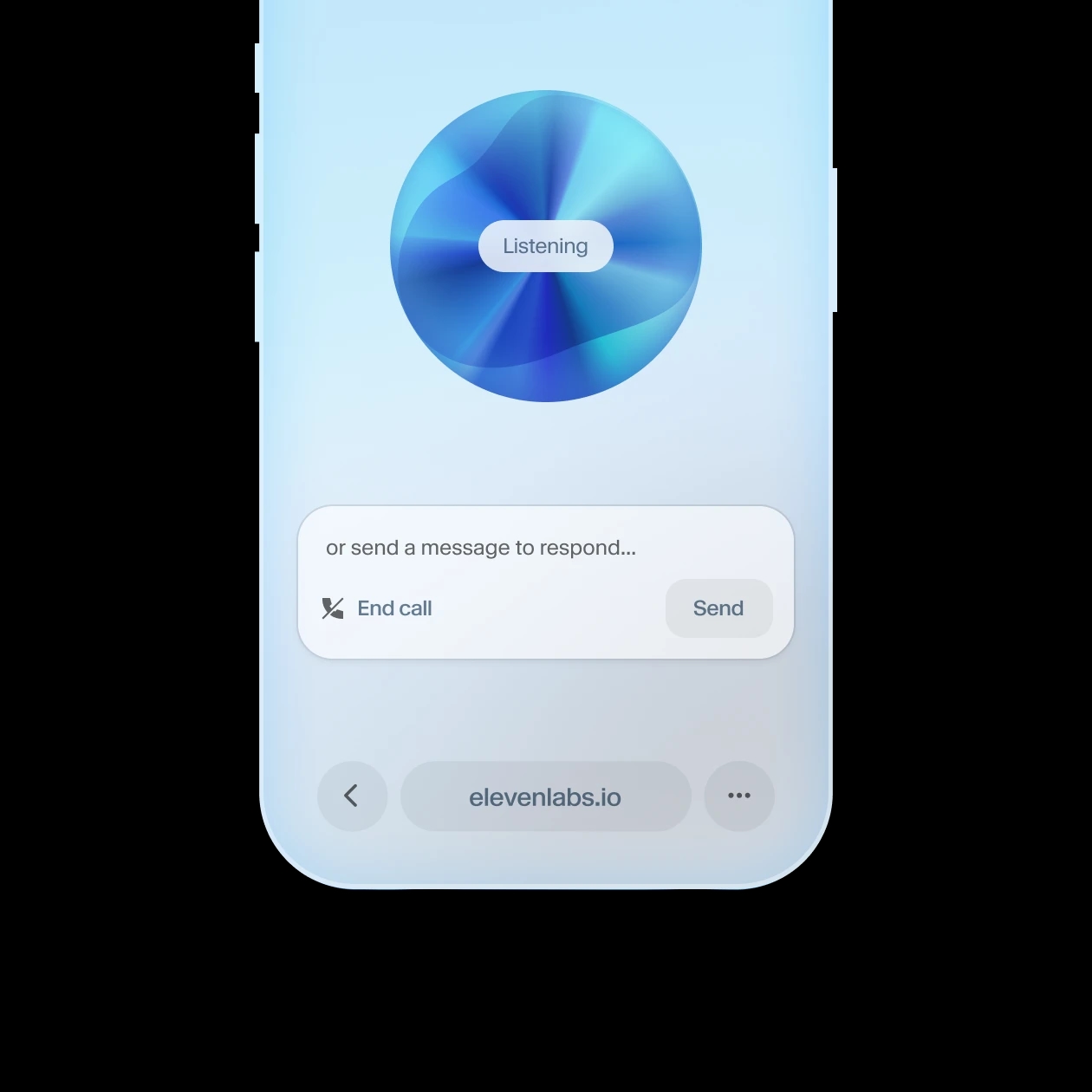Agent mobile UI