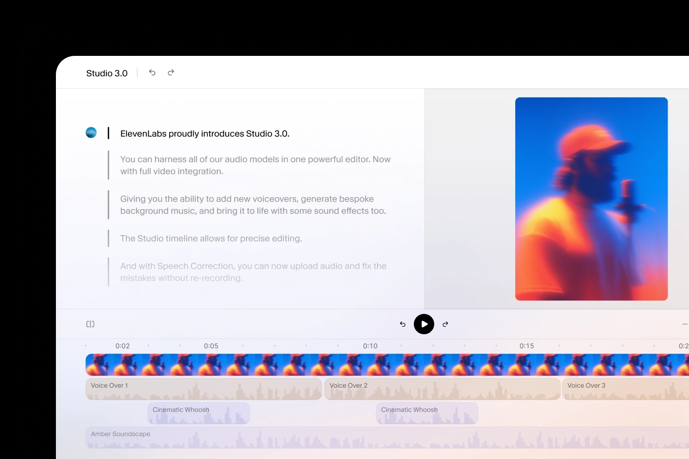 Studio video editor