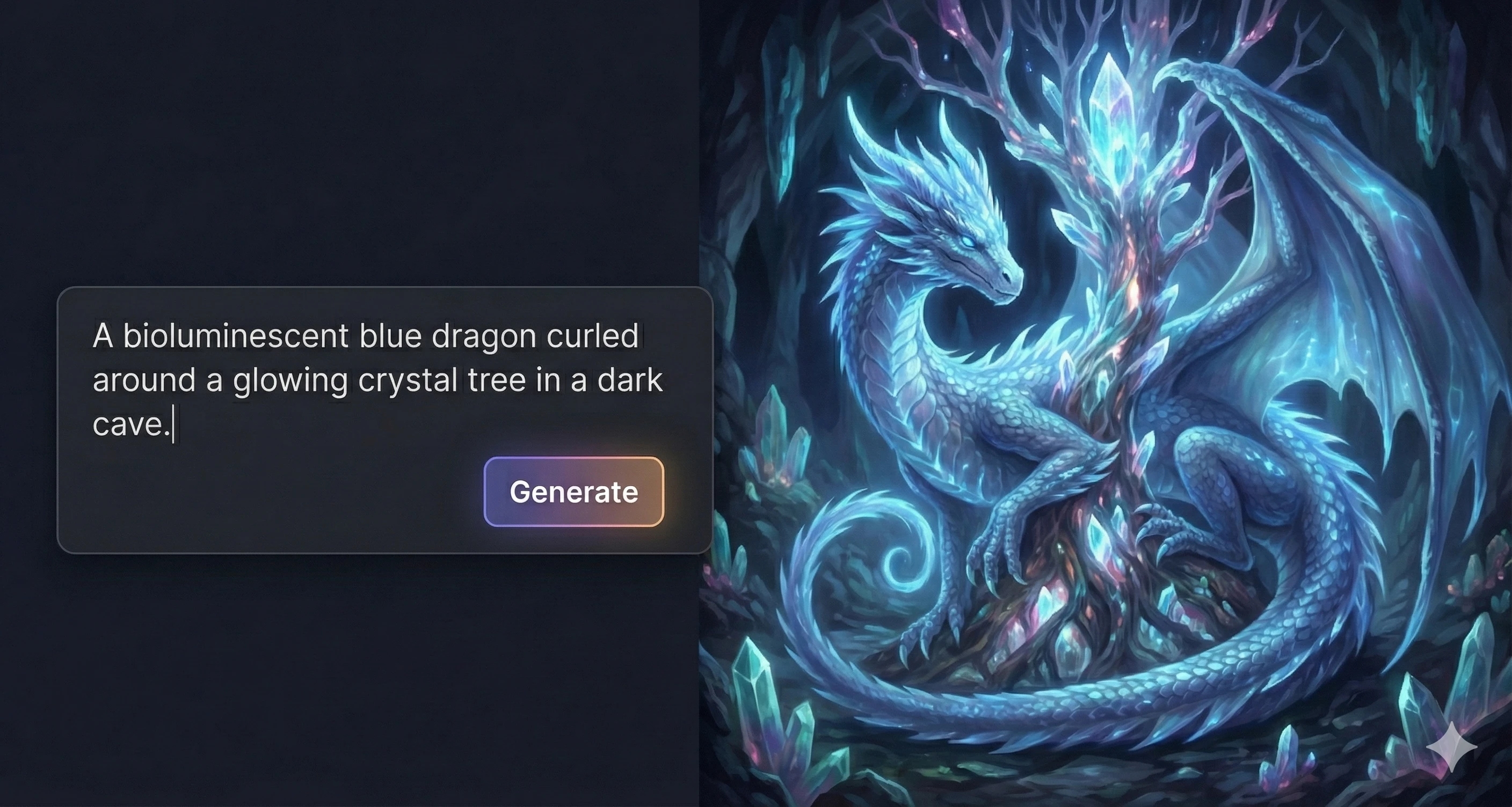 Blue Dragon AI Animal Generator