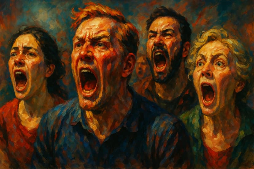 People Screaming