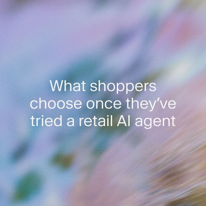 What shoppers choose after trying a retail AI agent.