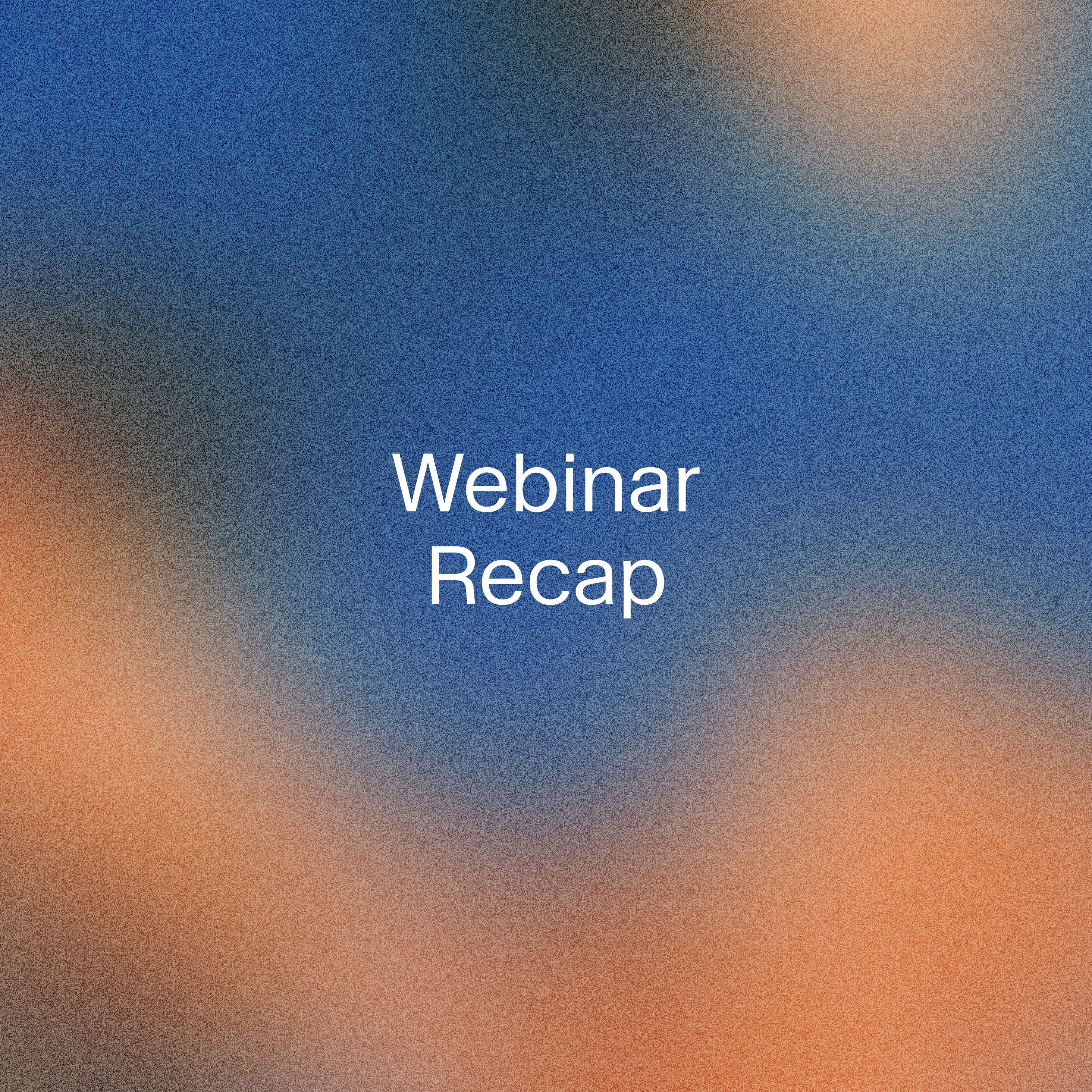 webianr recap