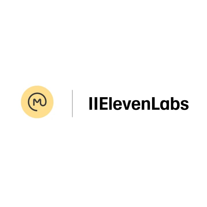 Logo of ILEvenLabs with a yellow circle containing a stylized "M" and a smiley face.