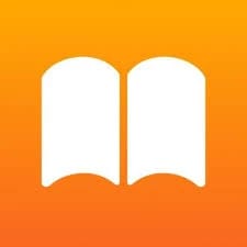 Open book icon on an orange gradient background.