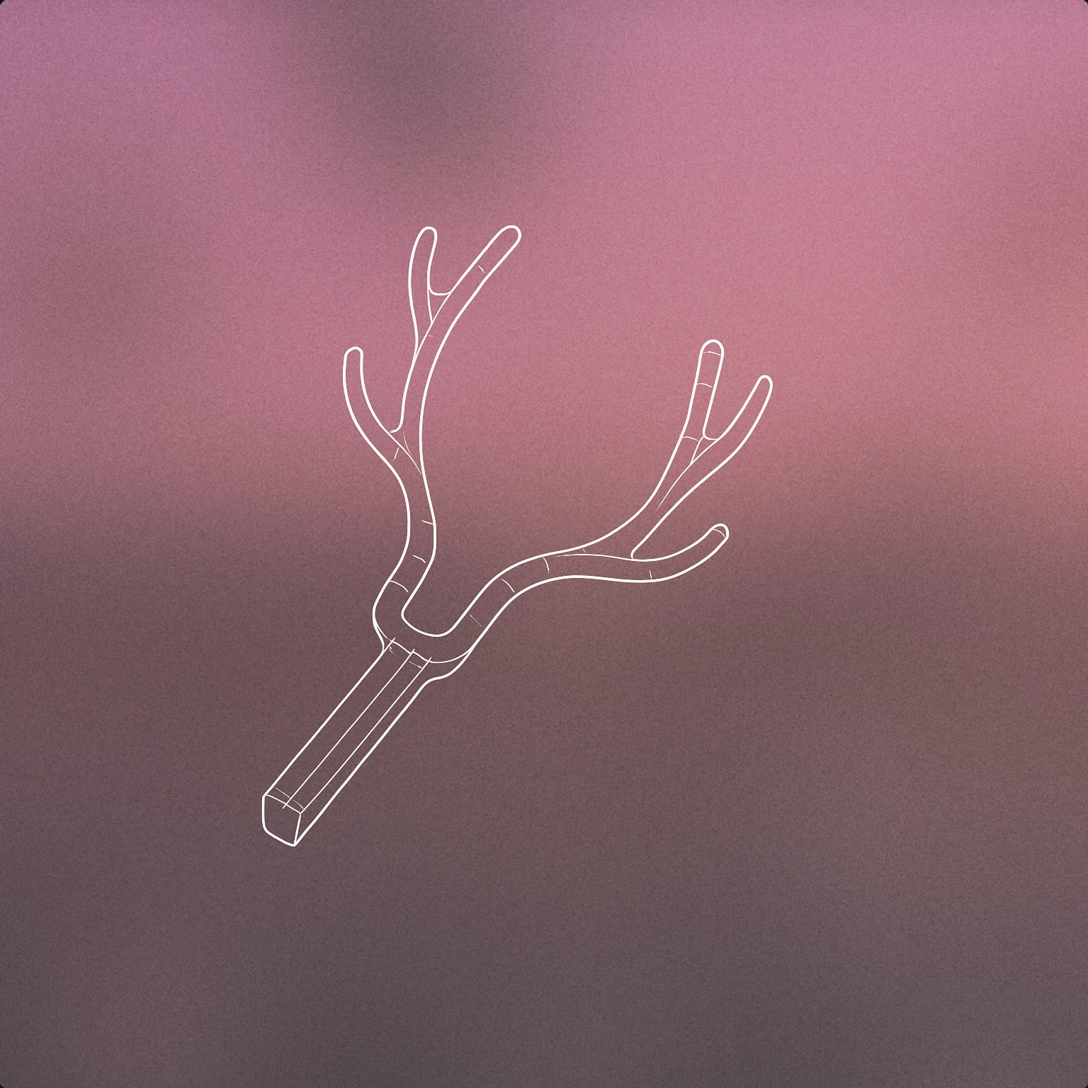 Cover of Reindeer antler shaped like a tuning fork for Reindeer sound effects