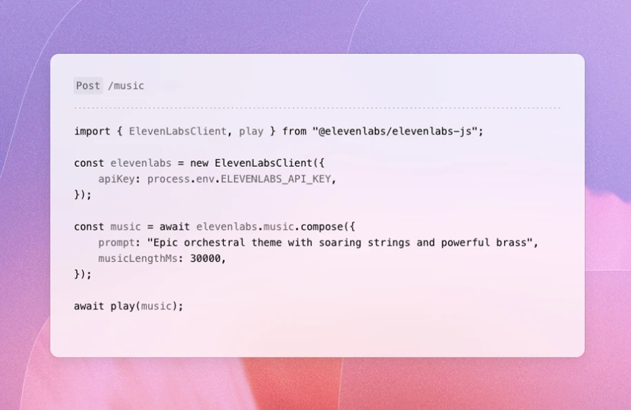 Eleven Music, now in the API