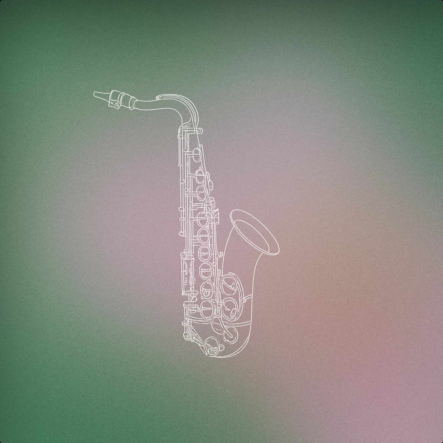 Cover of saxophone for Jazz sound effects