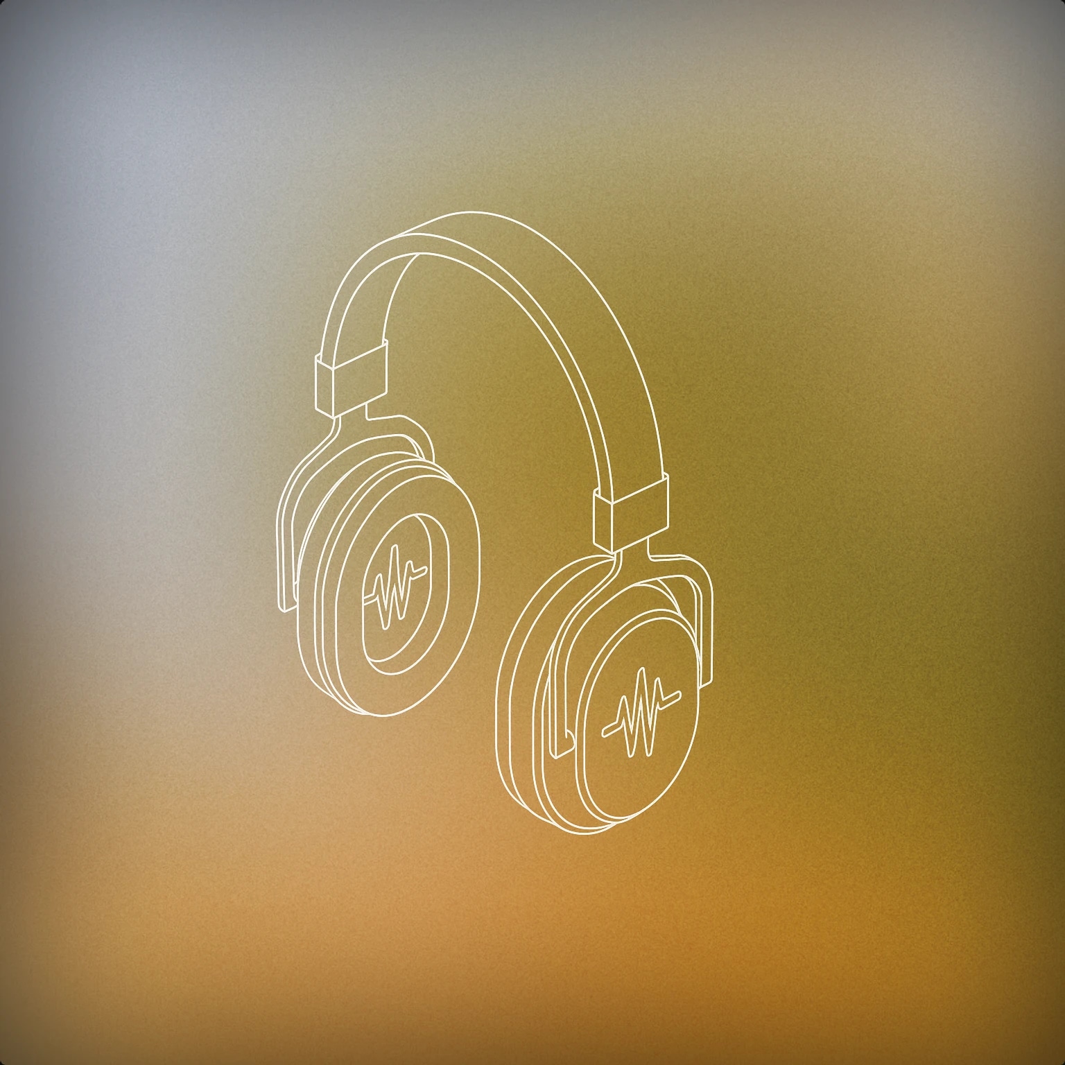 Cover of A pair of earmuffs with stylized soundwave motifs on the ear pads for Winter sound effects