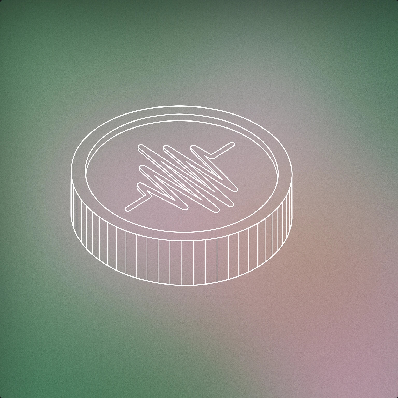 Cover of A stylized coin with a soundwave engraved on its surface for Cash sound effects