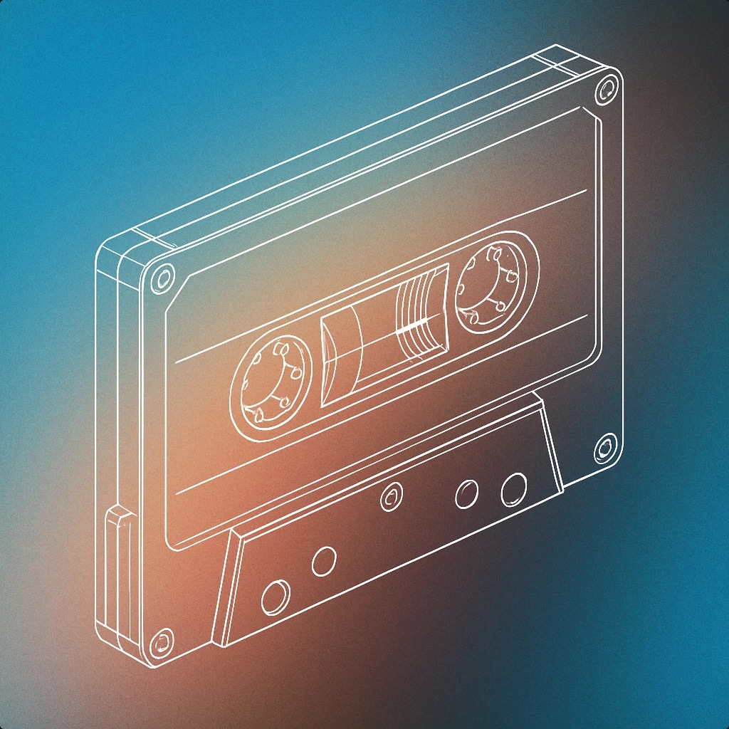 Cover of cassette tape for Retro sound effects