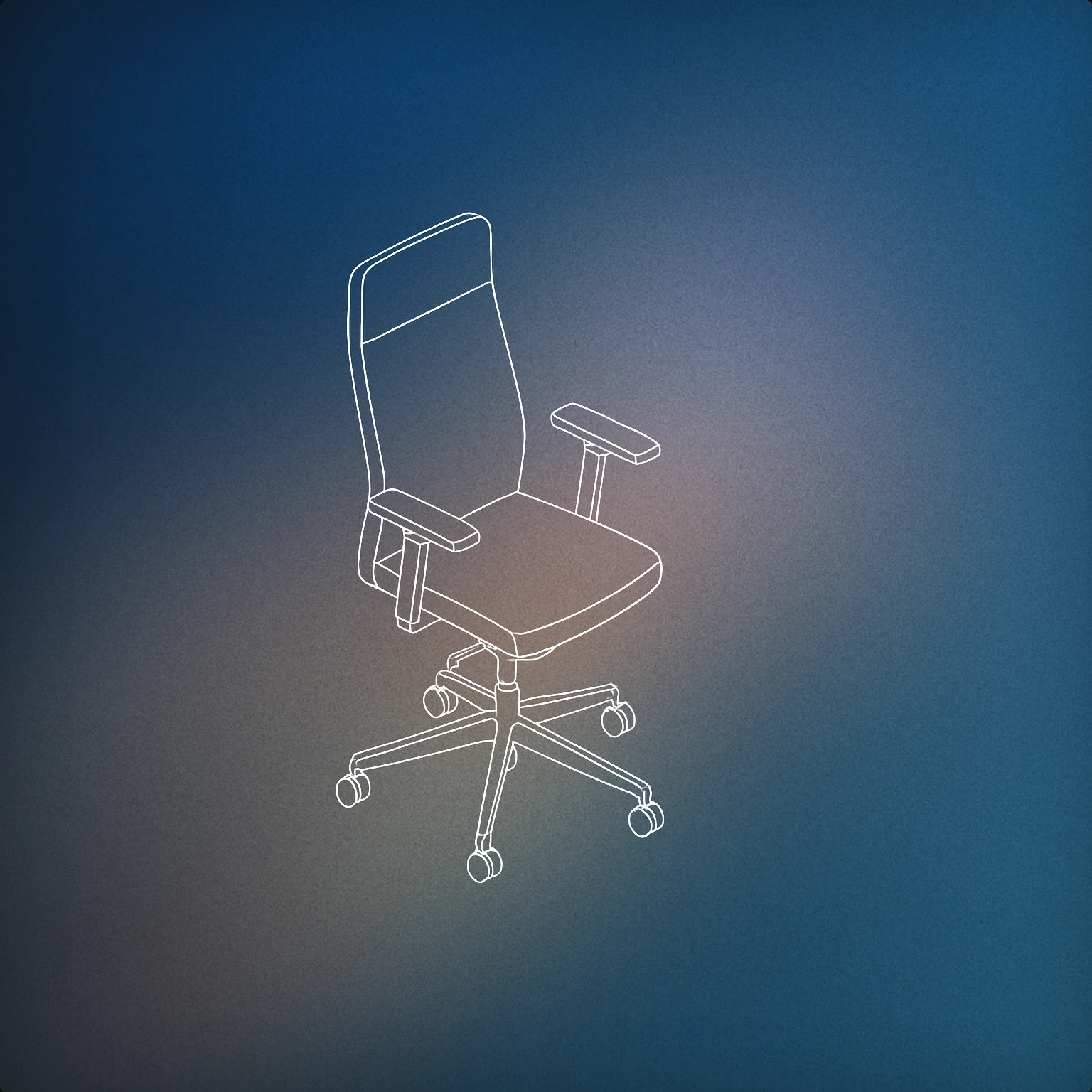 Cover of A modern studio swivel chair with a high backrest and adjustable armrests for Chair sound effects