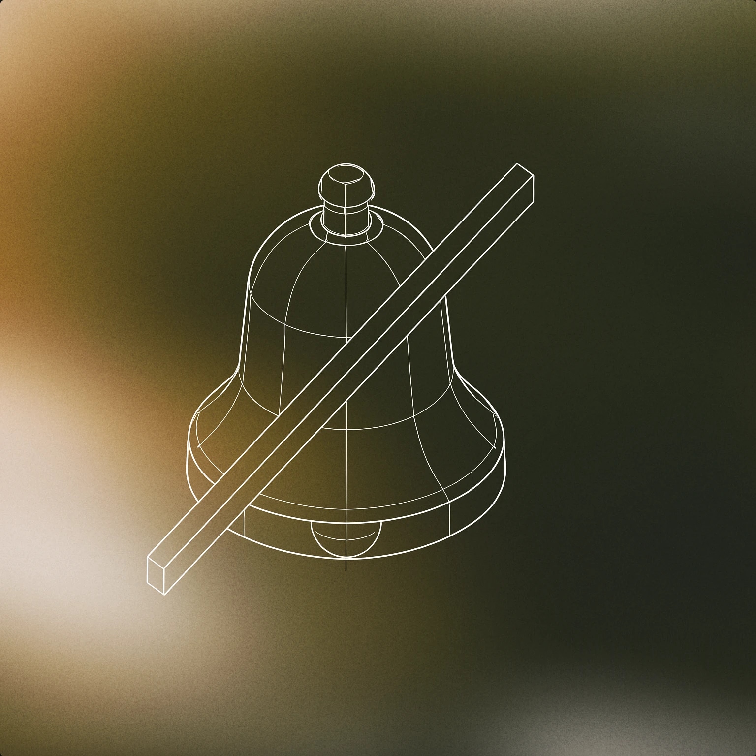 Cover of muted bell with a diagonal line across it for No No sound effects