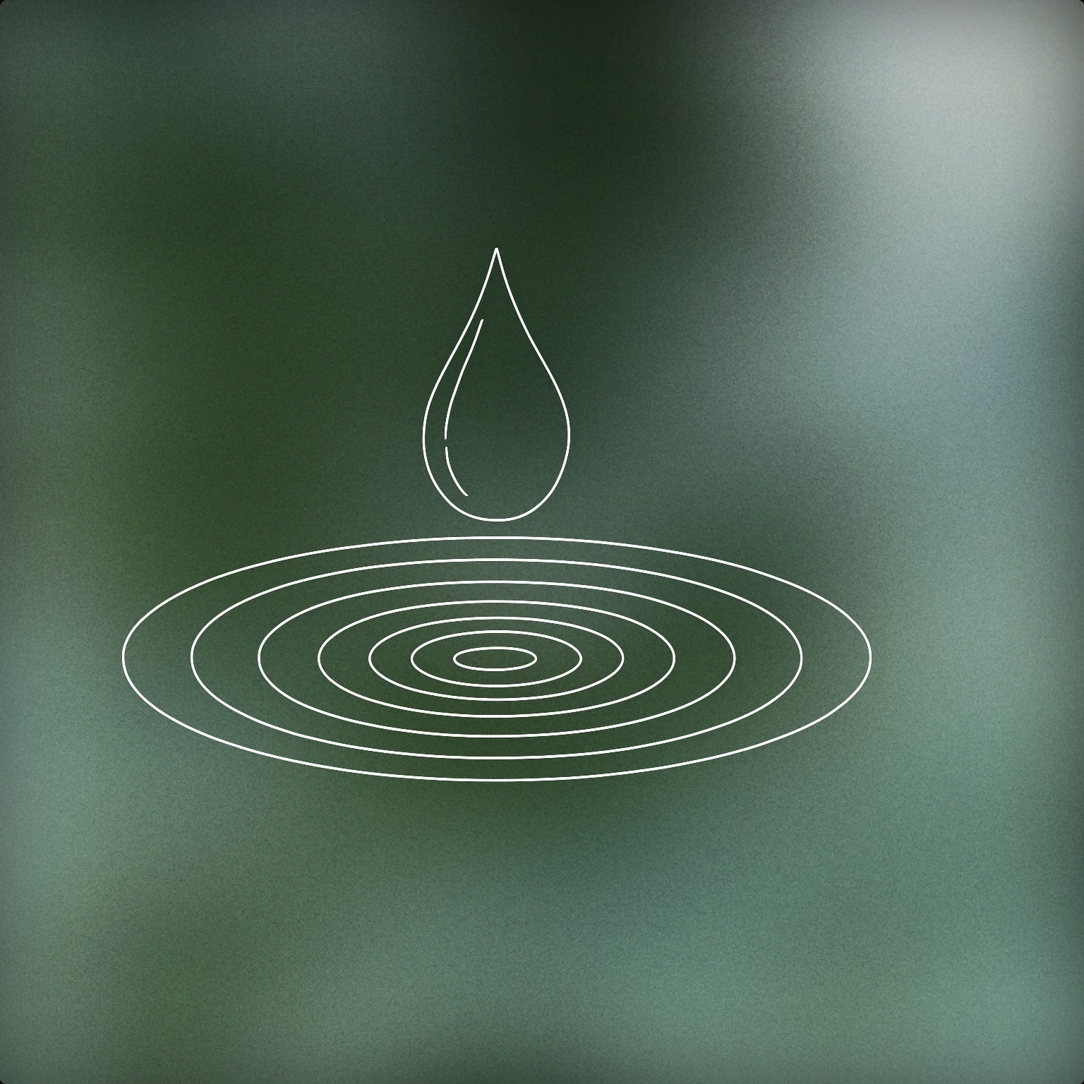 Cover of A single droplet of water suspended in mid-air above a calm surface, with subtle concentric ripples emanating outward for Slow Motion sound effects