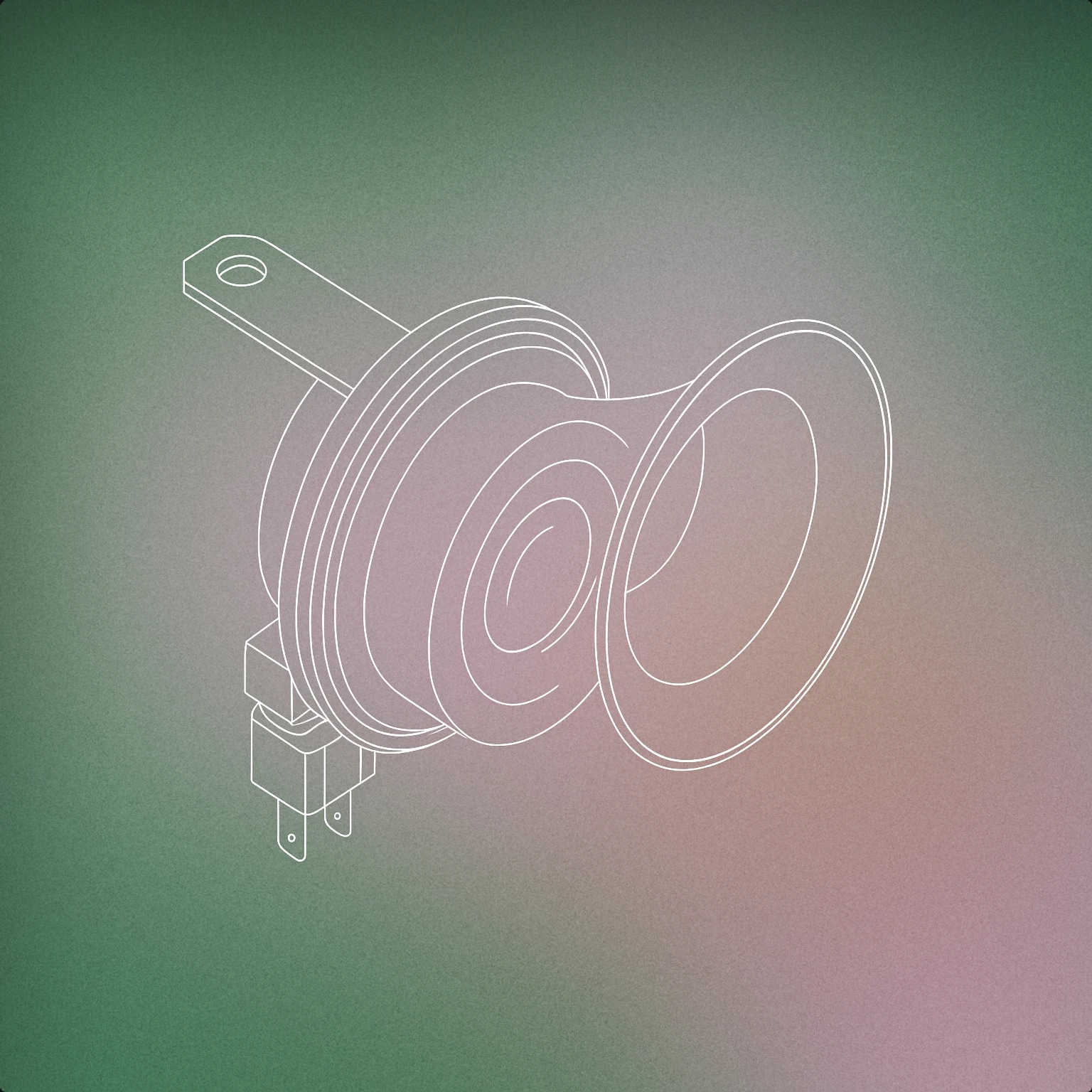 Cover of A minimalistic car horn for City Traffic sound effects