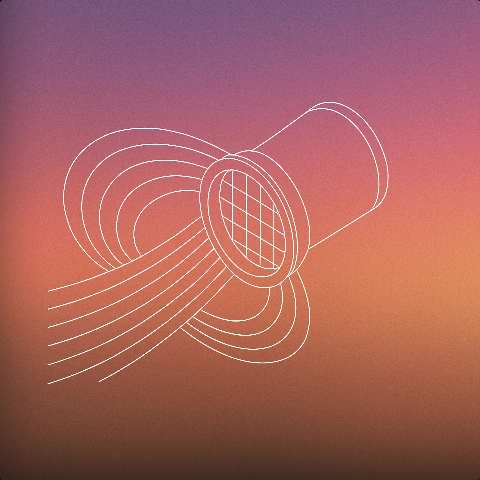 Cover of Curved motion trail wrapping around a single stylized wind tunnel opening for Swoosh sound effects