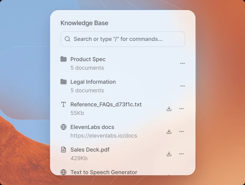 file list