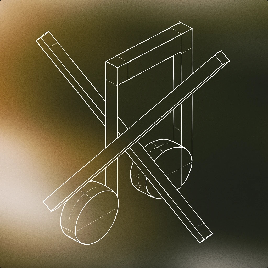 Cover of a broken or crossed-out musical note for Incorrect Answer sound effects