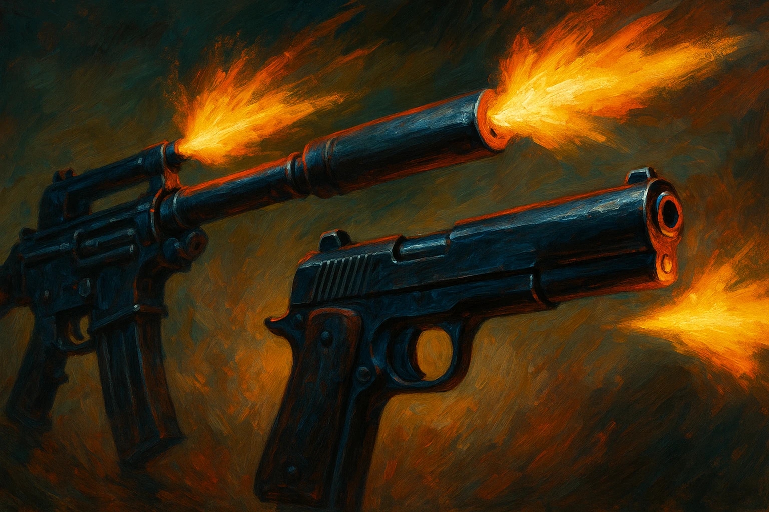 Cover image for Suppressed Guns sound effect category