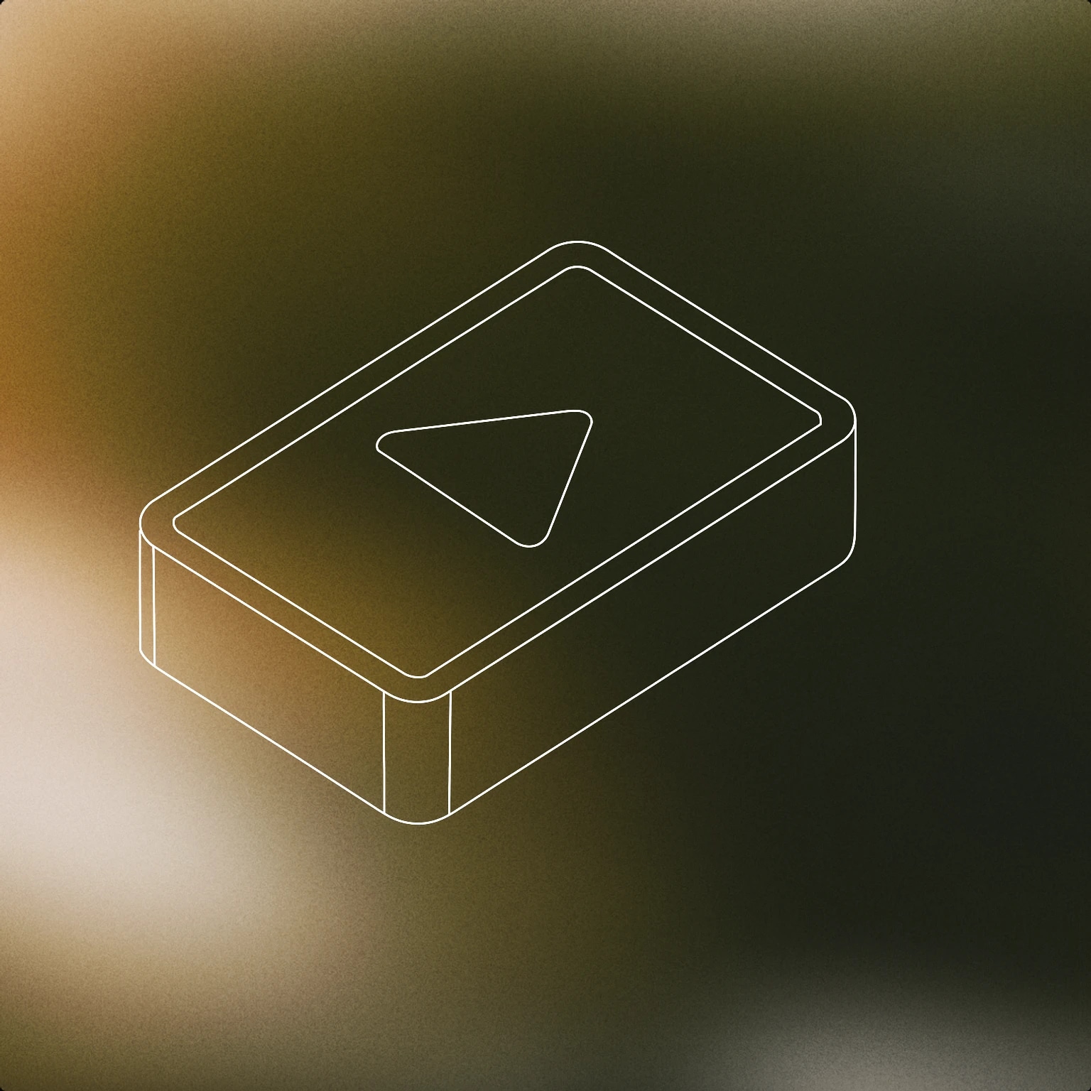 Cover of Pressable rectangular button with a simplified play symbol for Game Start sound effects