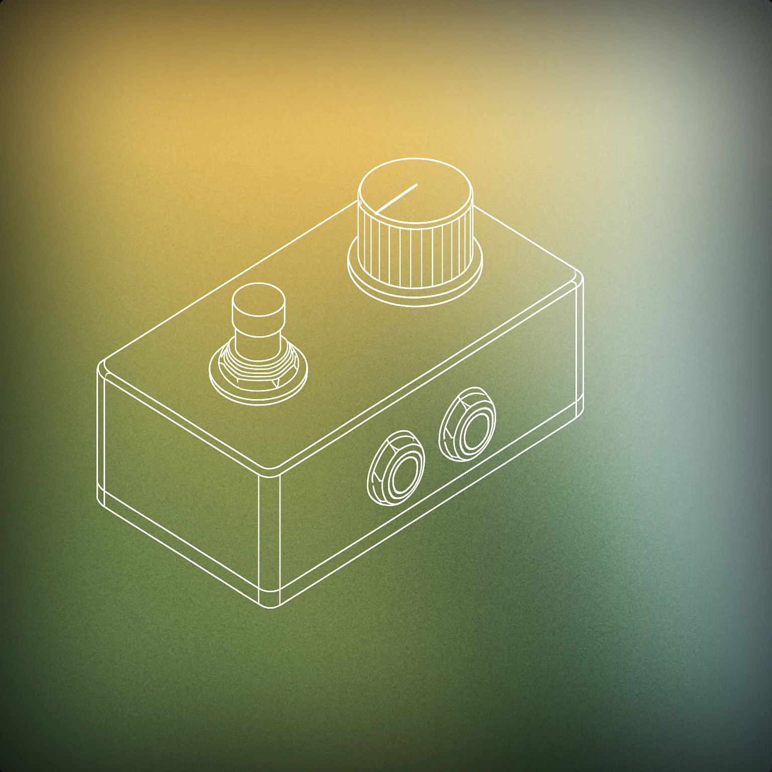 Cover of guitar effects pedal with a prominent footswitch and a single large knob for Wah wah wah wah sound effects