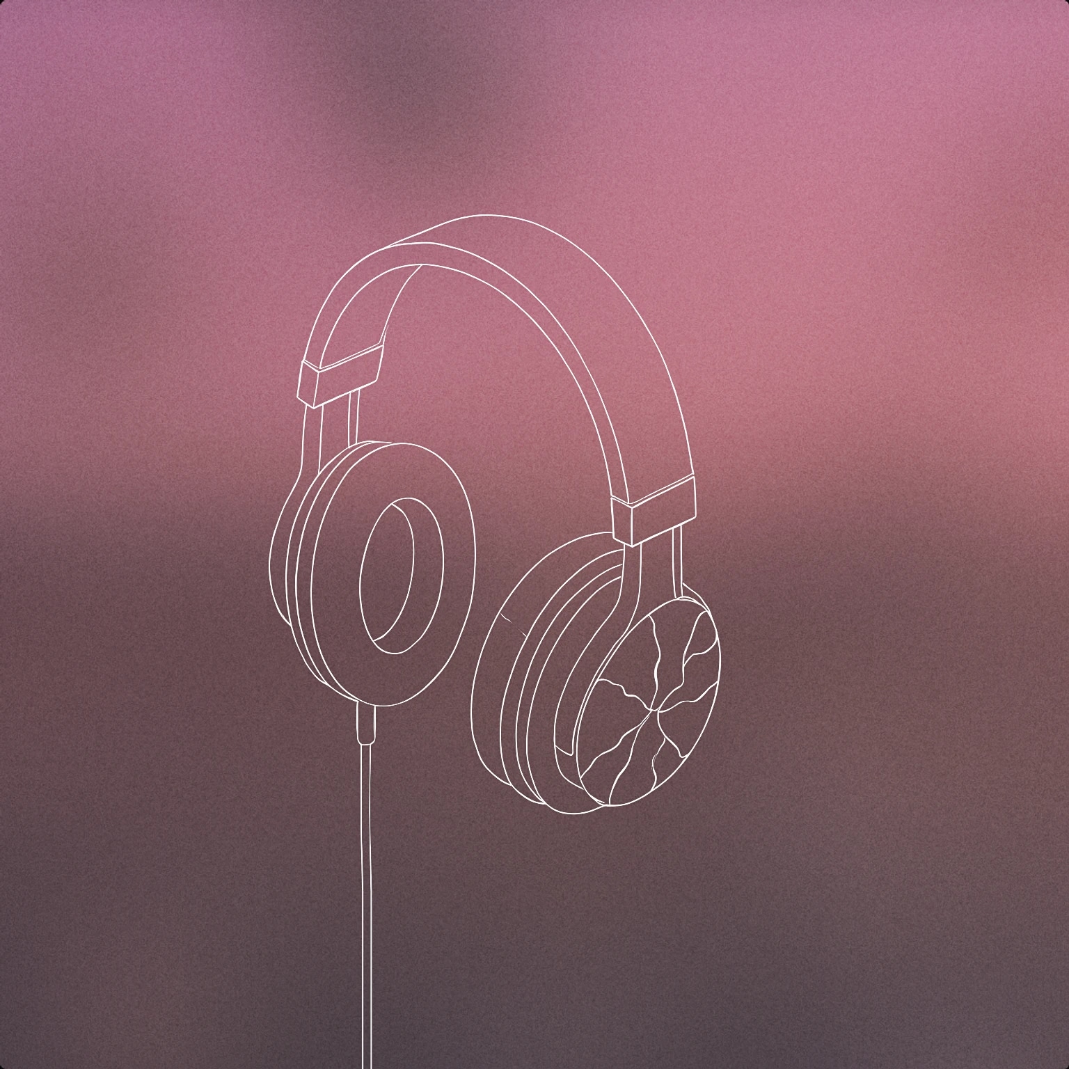 Cover of A shattered headphone with large, jagged cracks across one earcup for Anger sound effects