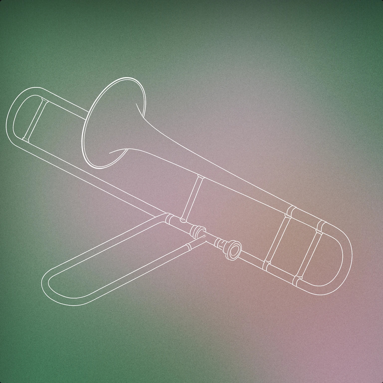Cover of a large, exaggerated cartoon trombone with a drooping slide for Womp womp sound effects