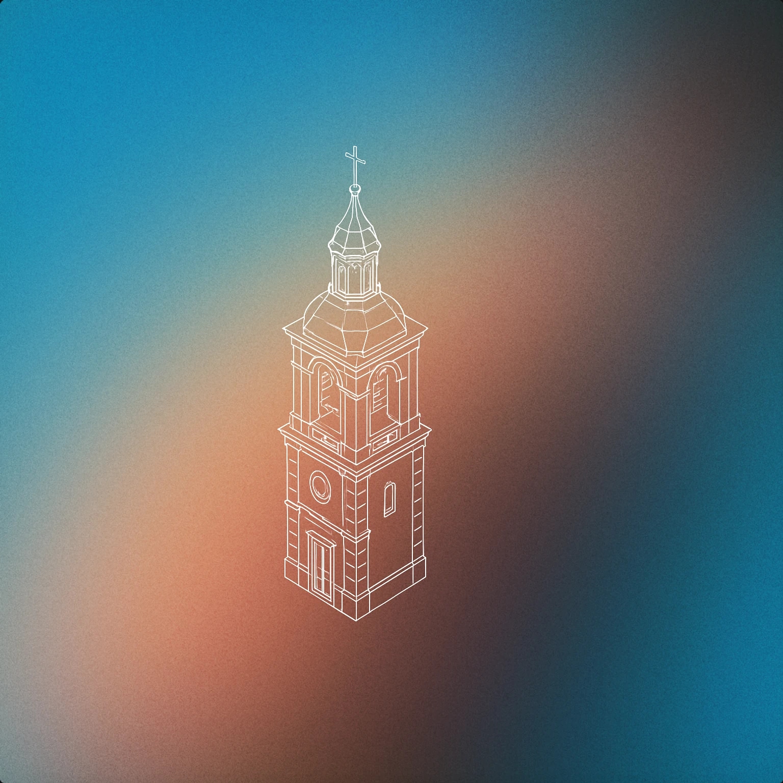 Cover of church bell tower for Village sound effects