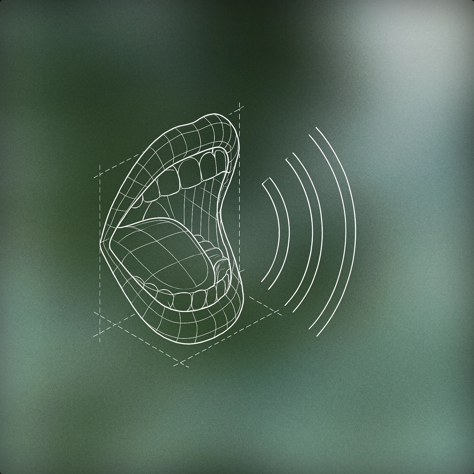 Cover of a stylized open mouth with sound lines radiating outward for Yayyy sound effects