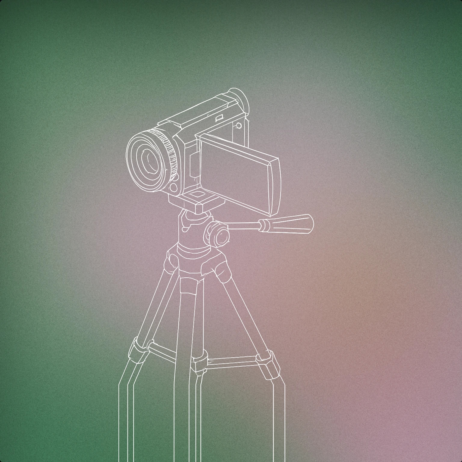 Cover of Compact video camera mounted on a tripod for Camera Shot sound effects