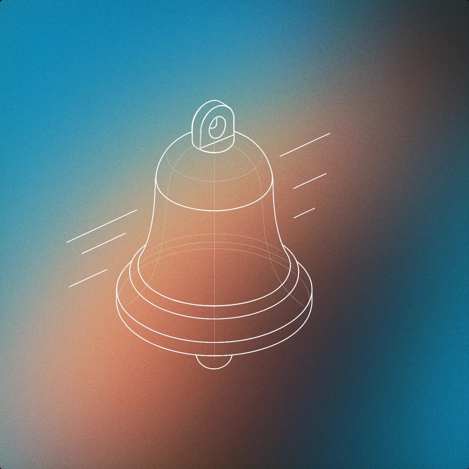 Cover of A stylized bell with subtle motion lines for Sign sound effects