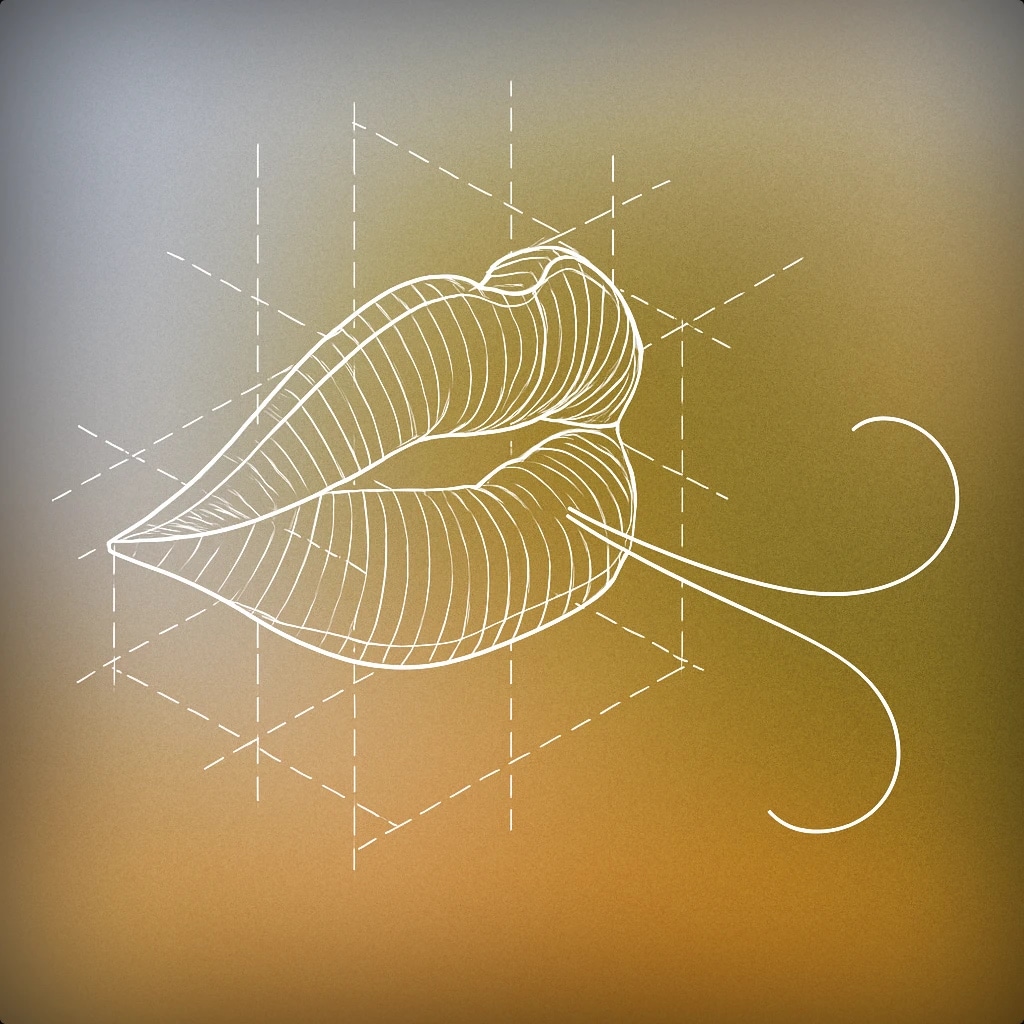 Cover of A pair of pursed human lips with a subtle airflow line emerging from them for Whistling sound effects