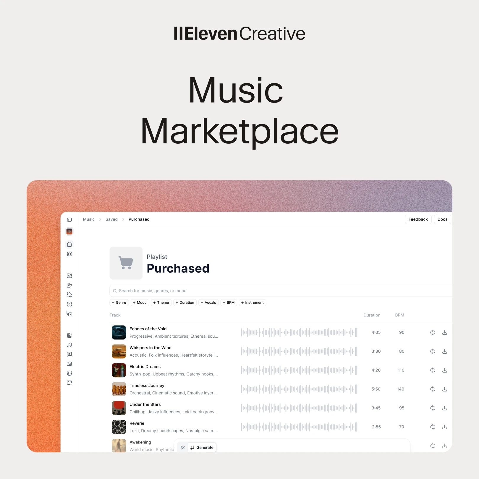 Music Marketplace