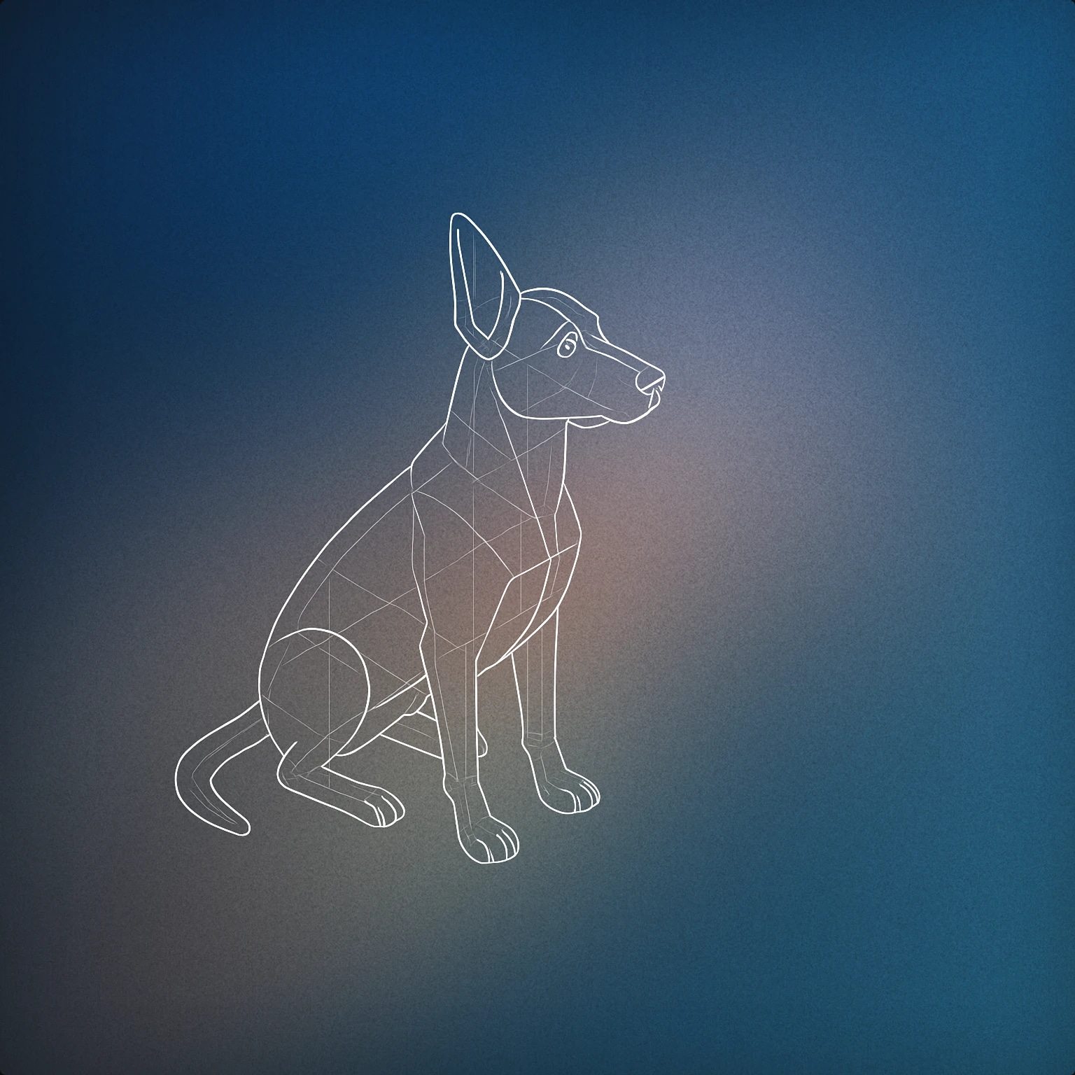 Cover of a dog sitting attentively with an ear perked up for Good Boy sound effects