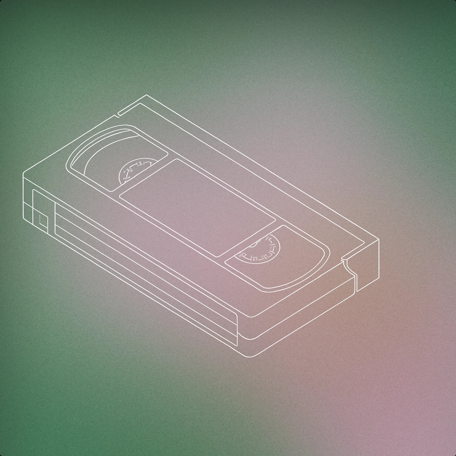 Cover of A VHS tape with a visible reel window and a label area for VHS Tape sound effects