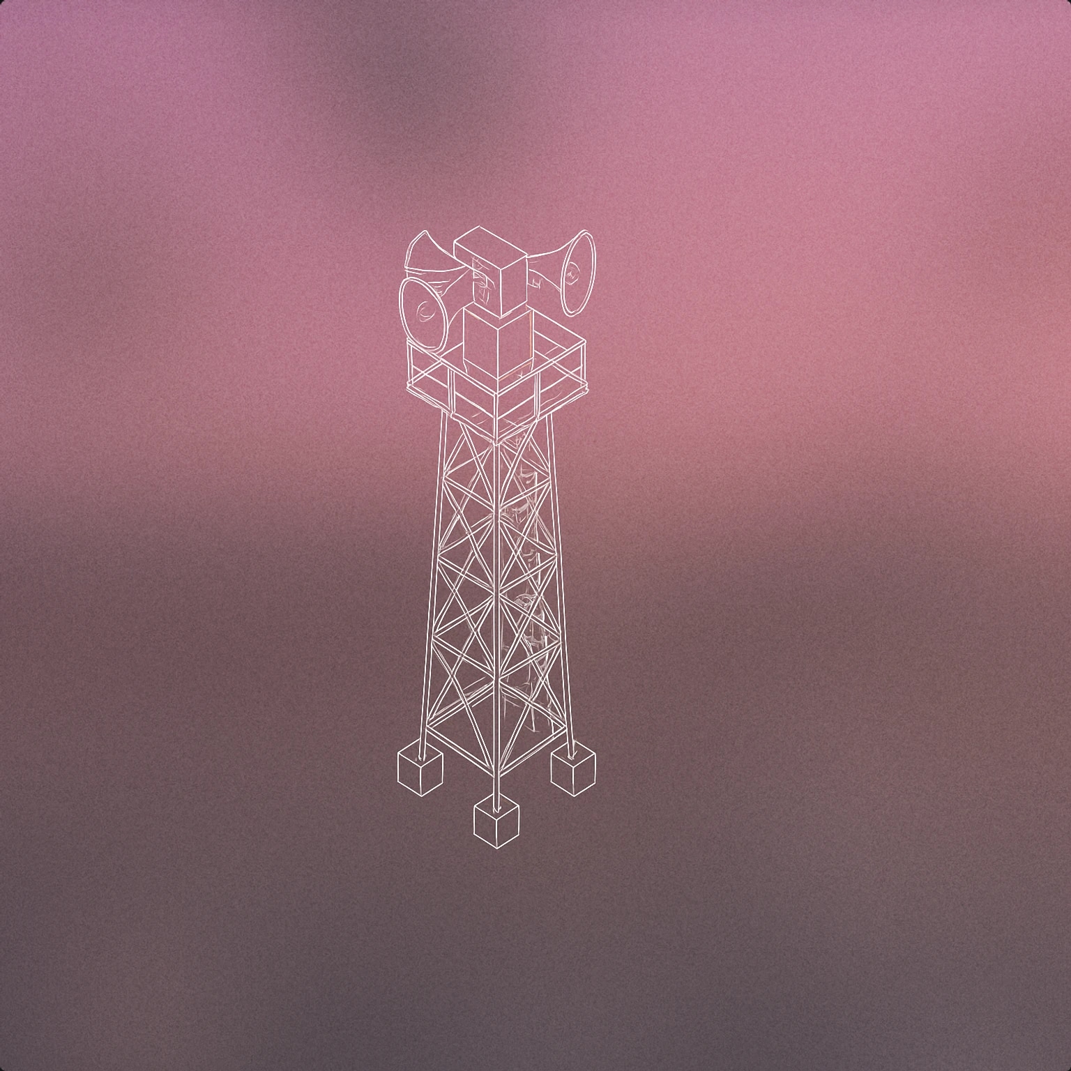 Cover of an air raid siren tower for World War sound effects