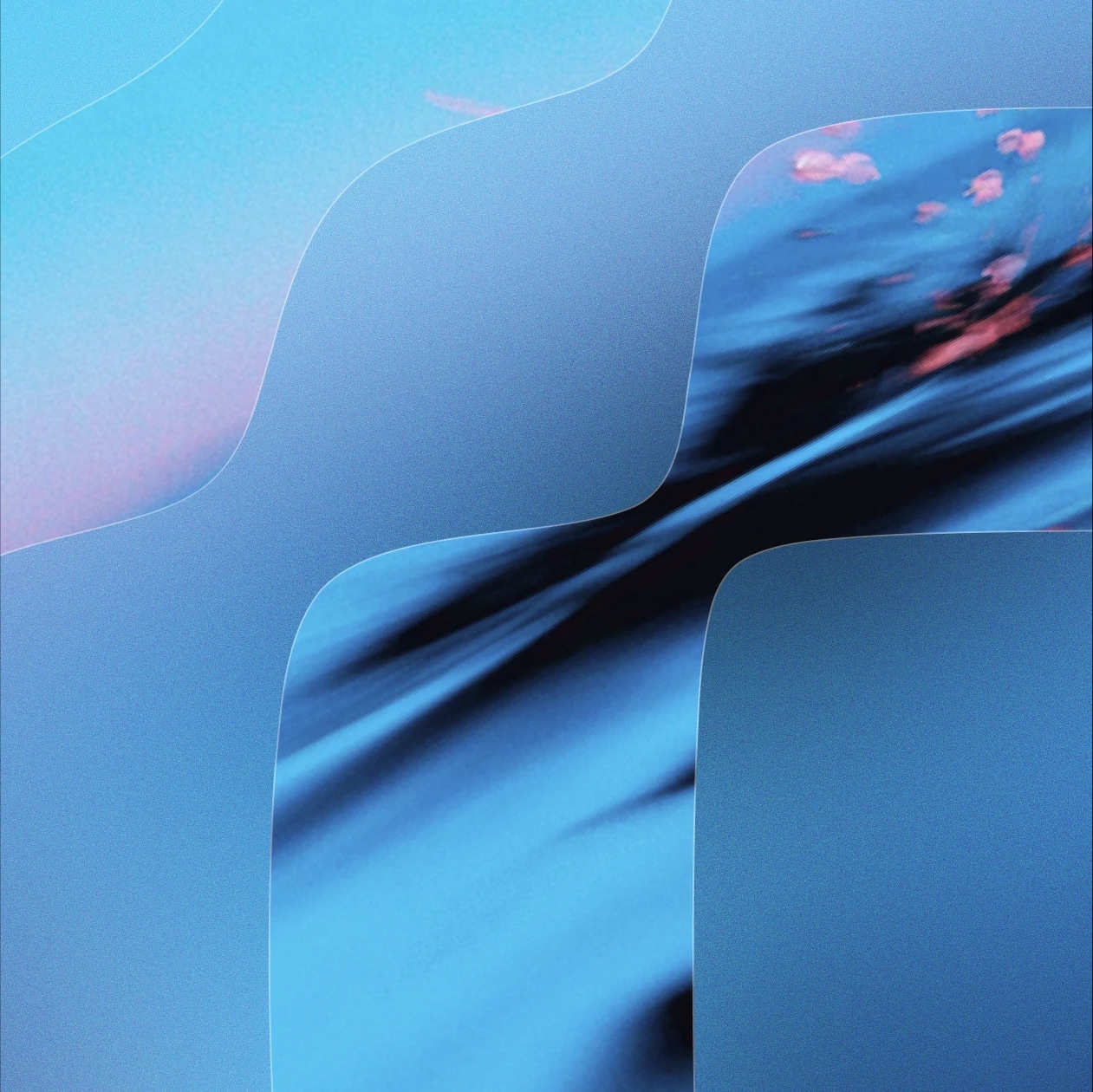 Background large chladni sea