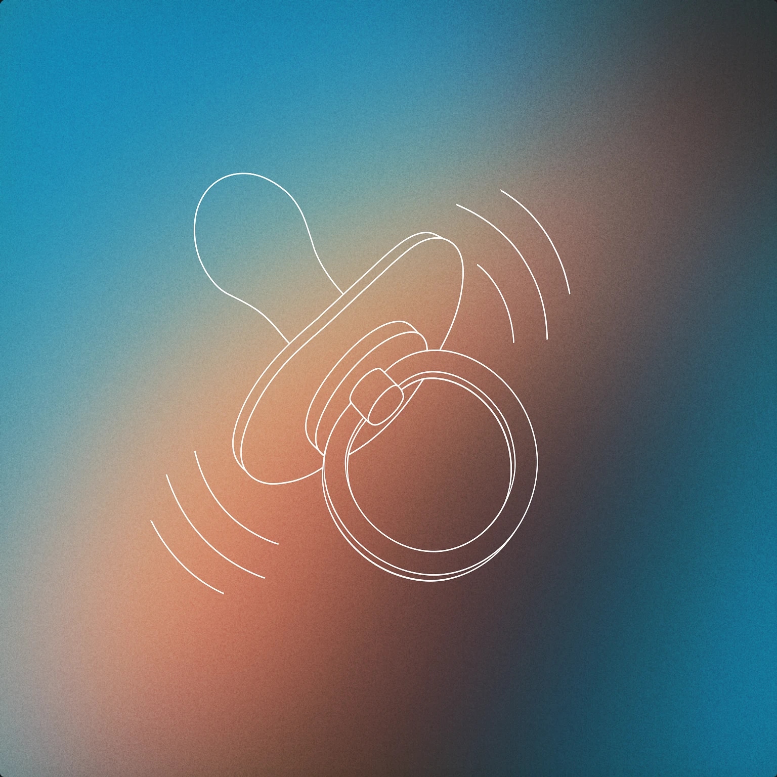 Cover of Pacifier with subtle sound lines radiating from it for Baby sound effects