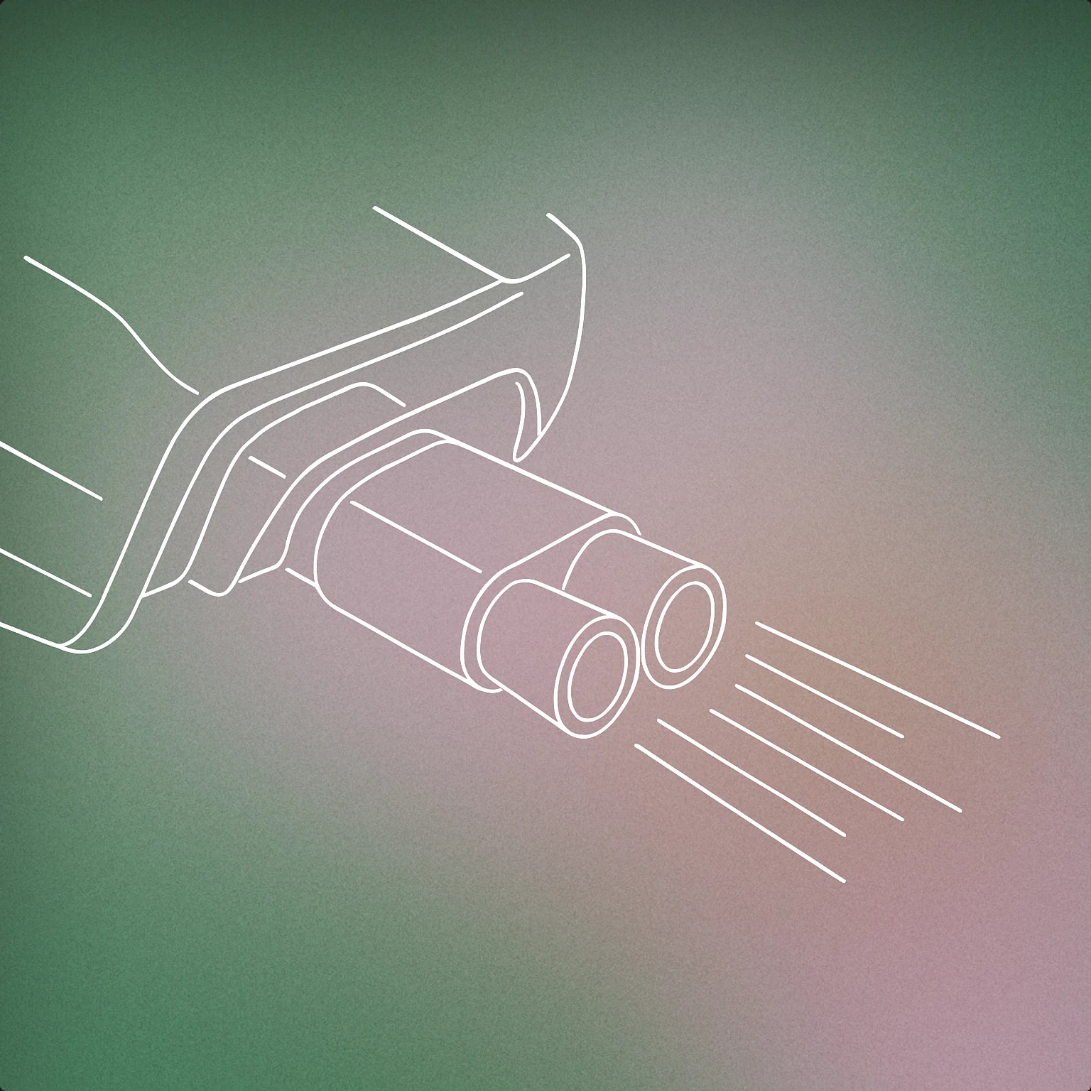 Cover of sports car exhaust pipe with stylized motion lines for Car Revving sound effects