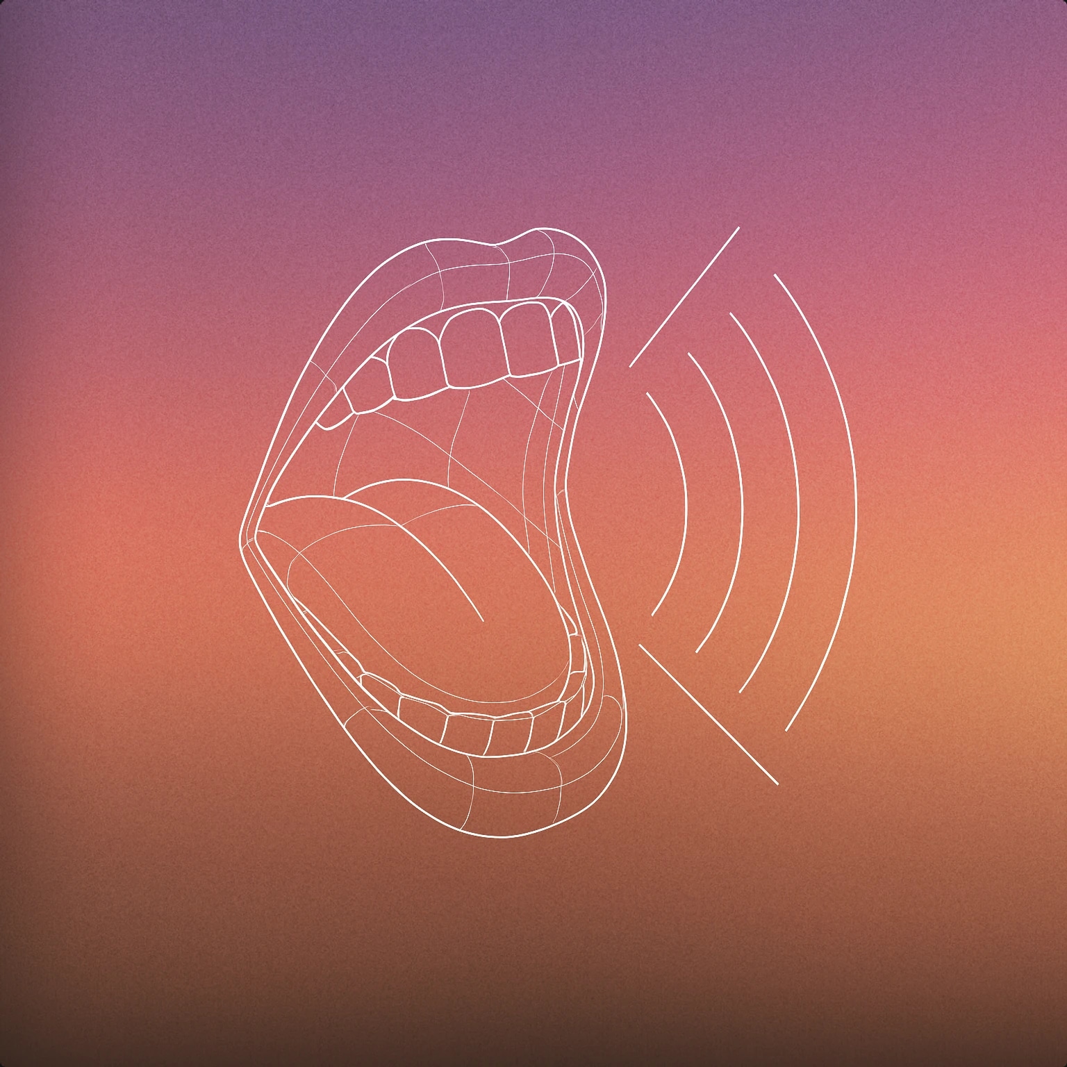 Cover of a stylized open mouth with a visible tongue and curved lines emanating outward to suggest a joyful shout for Yippe sound effects