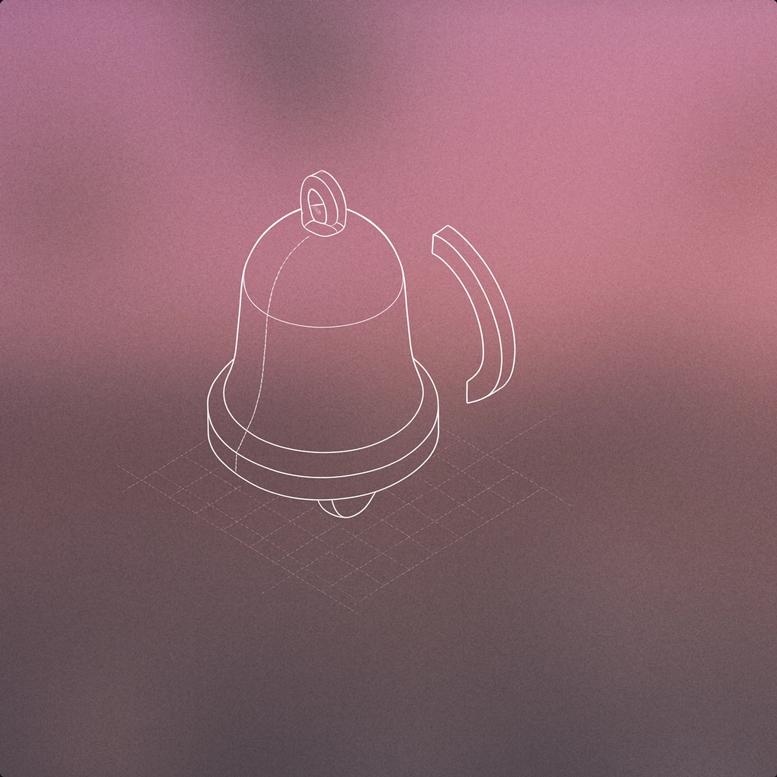 Cover of notification bell with a single soundwave emanating from it for Pop Up sound effects