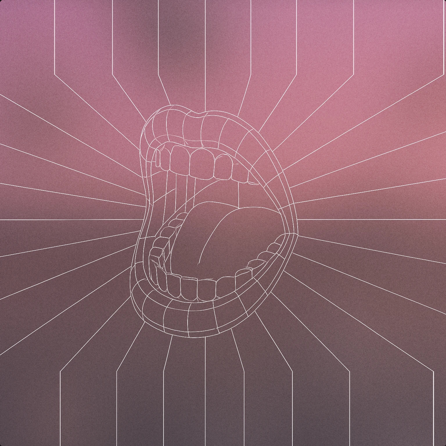 Cover of A stylized open mouth with exaggerated lines radiating outward for Shout sound effects