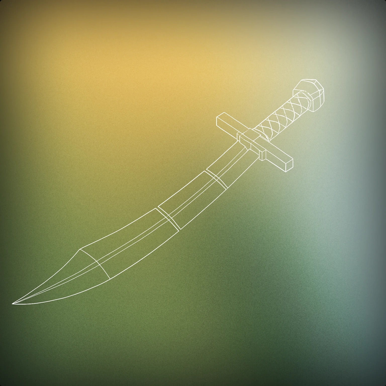 Cover of A stylized segmented sword arc for Sword Slash sound effects