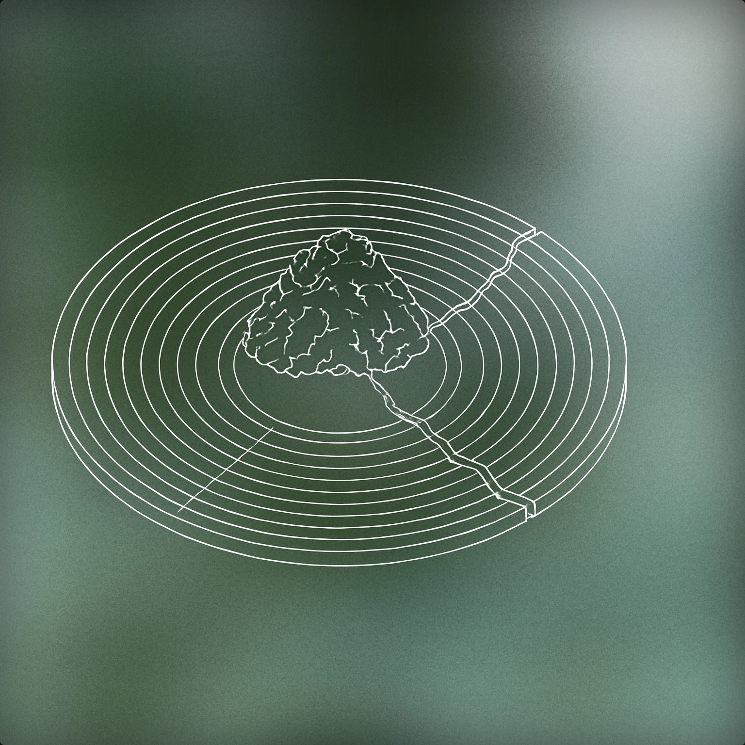 Cover of A cracked vinyl record with a clump of soil resting on its center for Dirt sound effects