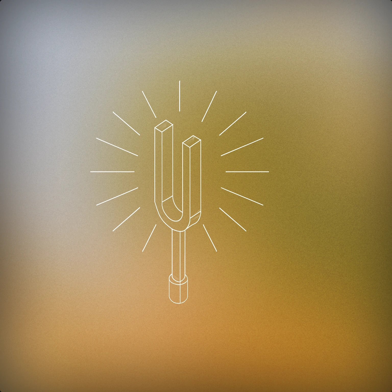 Cover of A stylized single tuning fork with a radiant halo of abstract beams surrounding its prongs for Star sound effects