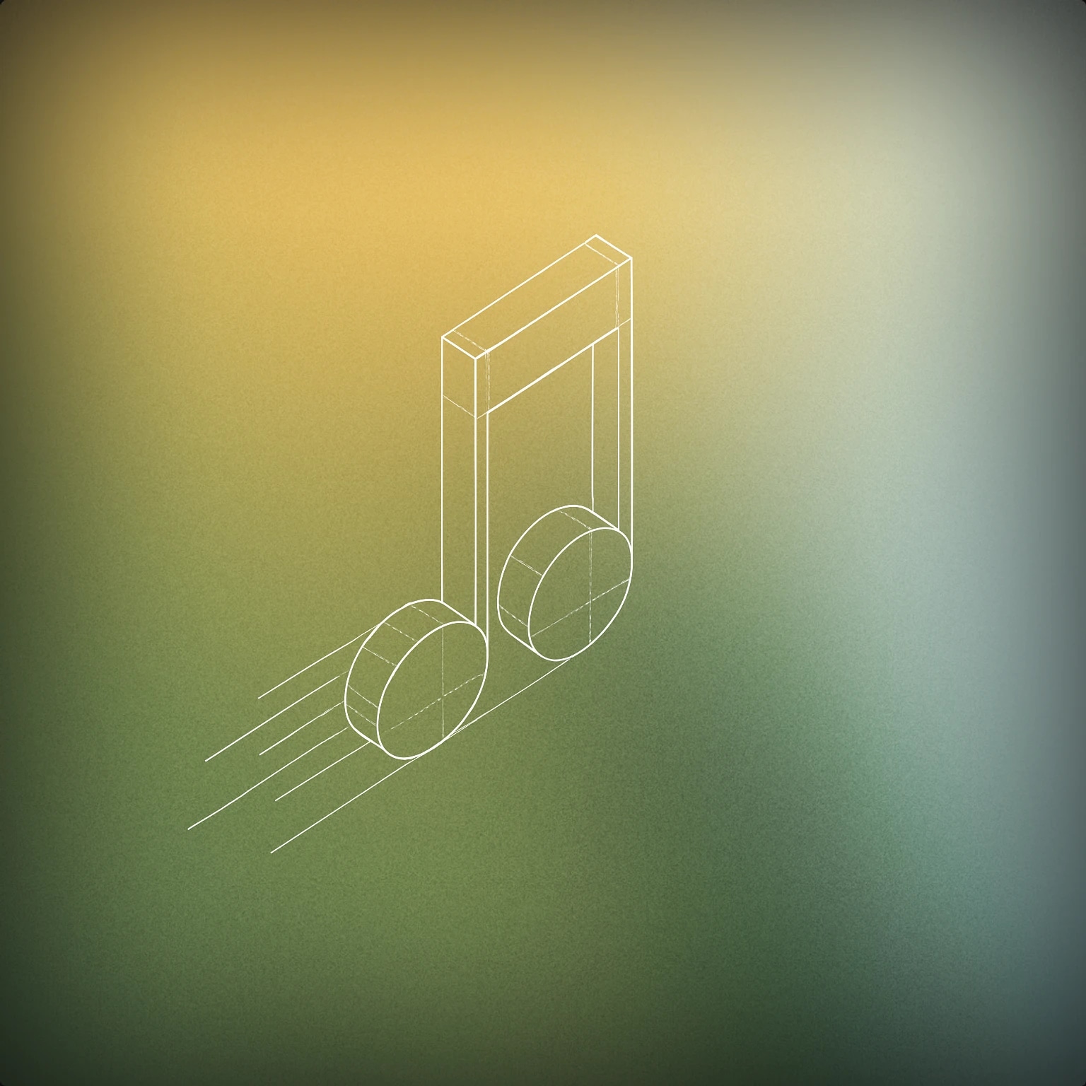 Cover of a single descending musical note with a motion trail below it for Fall Down sound effects