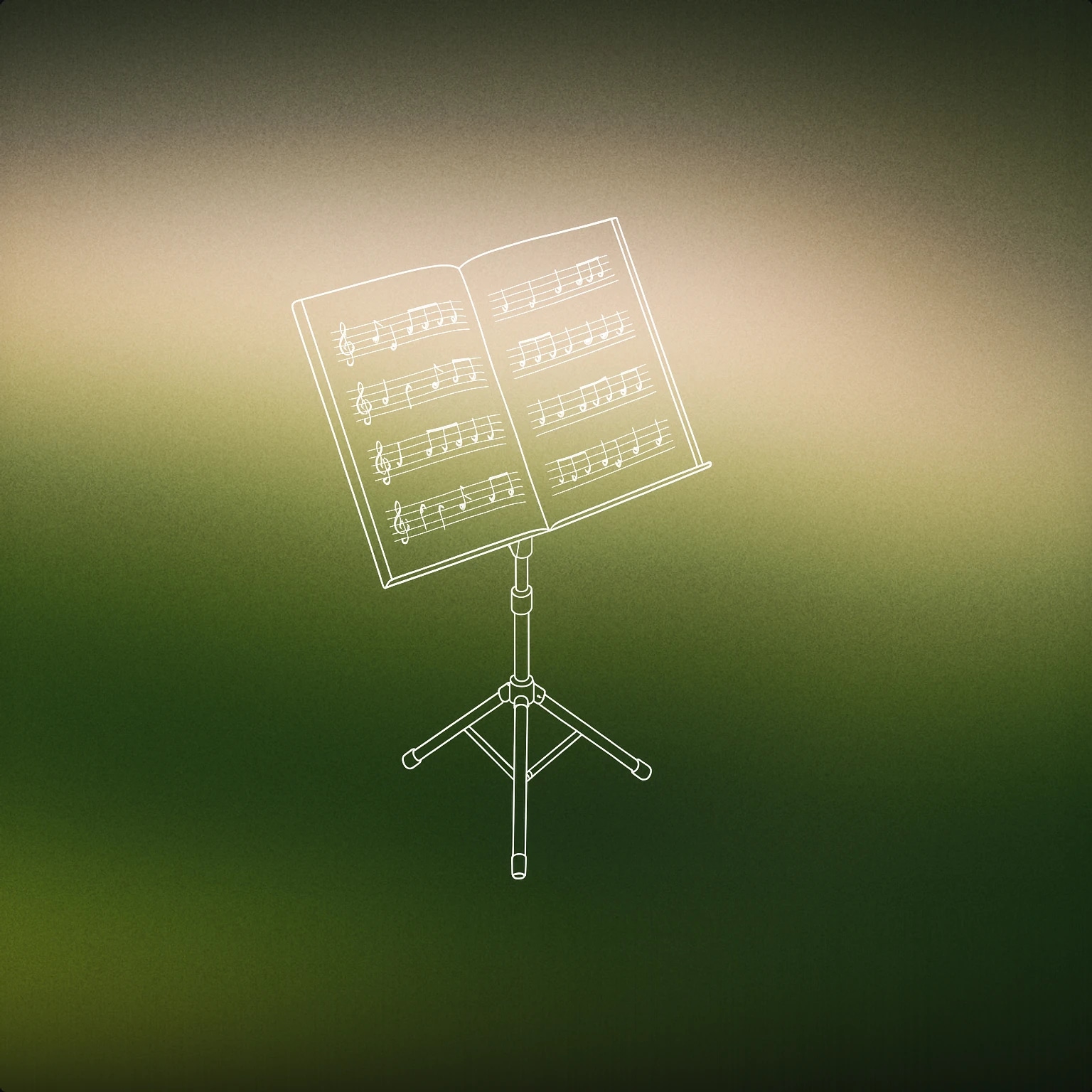 Cover of Music stand with an open sheet of music for Class sound effects