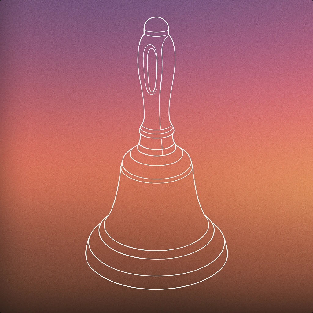 Cover of A classic handbell with a stylized handle for Jingle sound effects