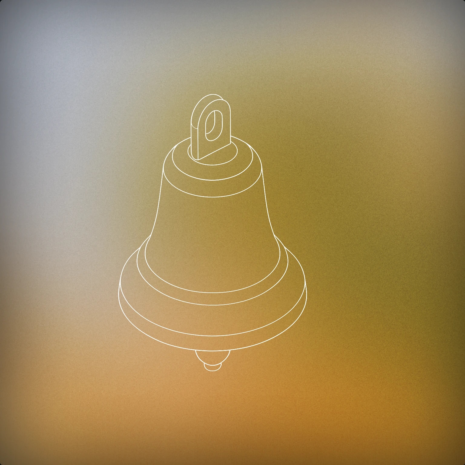 Cover of Minimal bell with a visible clapper for Metallic sound effects